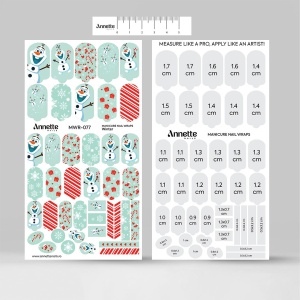 Nail Wraps Manichiura Winter 77 Annette Nails MWR-077 - Img 4