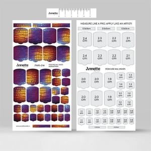 Nail Wraps Pedichiura Animal Print 14 Annette Nails PWR-014 - Img 4