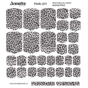 Nail Wraps Pedichiura Animal Print 17 Annette Nails PWR-017 - Img 2