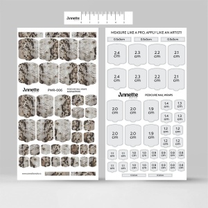Nail Wraps Pedichiura Animal Print 6 Annette Nails PWR-006 - Img 4