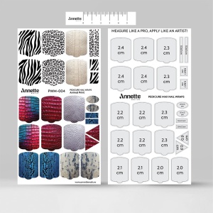 Nail Wraps Pedichiura Max Animal Print 4 Annette Nails PWM-004 - Img 4