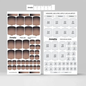Nail Wraps Pedichiura Ombre 264 Annette Nails PWR-264 - Img 4