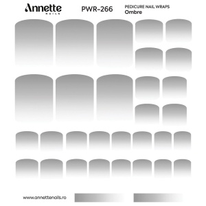 Nail Wraps Pedichiura Ombre 266 Annette Nails PWR-266 - Img 2