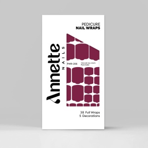 Nail Wraps Pedichiura Pure Color 206 Annette Nails PWR-206 - Img 4