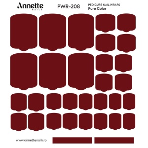 Nail Wraps Pedichiura Pure Color 208 Annette Nails PWR-208 - Img 2