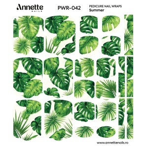 Nail Wraps Pedichiura Summer 42 Annette Nails PWR-042 - Img 1