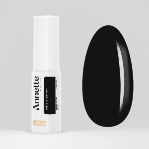 Oja Semipermanenta 3 in 1 One Step Black - 8ml Annette Nails OS-101 - Img 2