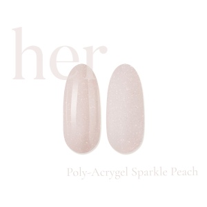 Poly - Acrygel - HER - SPARKLE PEACH - 30gr