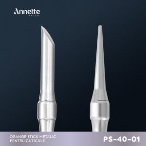 Pusher Unghii Orange Stick Metalic Annette Nails PS-40-01 - Img 3