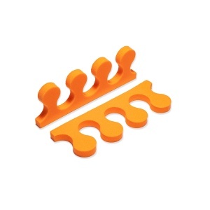 Set Despartitoare Degete Pedichiura 50 buc Portocaliu Annette Nails PS-01O-S50 - Img 4