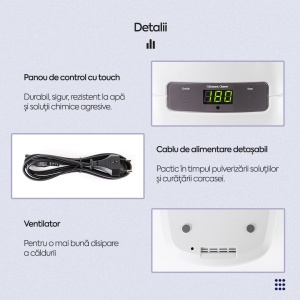 Aparat de Curățare cu Ultrasunete Codyson CD-4801 - Img 6