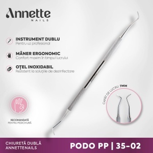Chiureta Pedichiura Dubla Annette Nails PODO PP-35-02 - Img 1