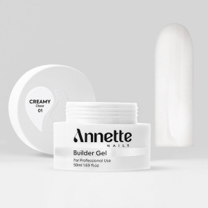 Gel Constructie Creamy Clear ANNETTE NAILS - 50 ml - Img 2