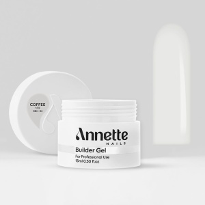 Gel Constructie Half Clear Coffee 6 Milk - 15ml Annette Nails GBH-06-15 - Img 2