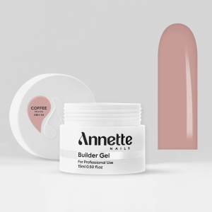 Gel Constructie Half Clear Coffee Mocha ANNETTE NAILS - 15ml - Img 2