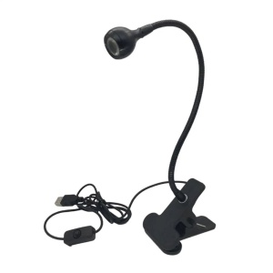 Lampa UV LED cu cleste si brat flexibil USB - Negru