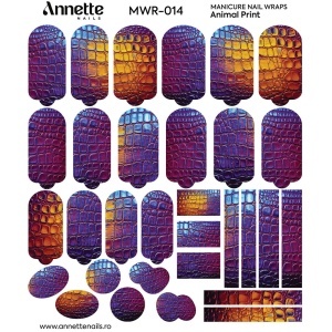 Nail Wraps Manichiura Animal Print 14 Annette Nails MWR-014 - Img 1