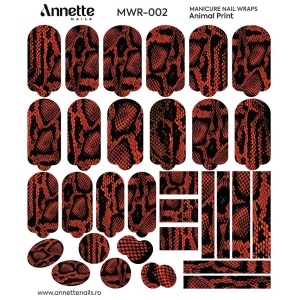 Nail Wraps Manichiura Animal Print 2 Annette Nails MWR-002 - Img 2