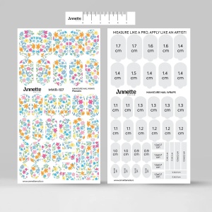 Nail Wraps Manichiura Flowers 107 Annette Nails MWR-107 - Img 4