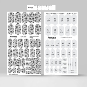 Nail Wraps Manichiura Flowers 109 Annette Nails MWR-109 - Img 4