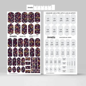Nail Wraps Manichiura Flowers 113 Annette Nails MWR-113 - Img 4
