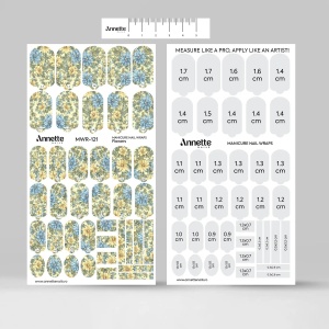 Nail Wraps Manichiura Flowers 121 Annette Nails MWR-121 - Img 4