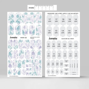 Nail Wraps Manichiura Flowers 123 Annette Nails MWR-123 - Img 3