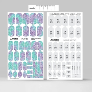 Nail Wraps Manichiura Flowers 125 Annette Nails MWR-125 - Img 4