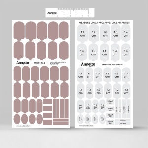 Nail Wraps Manichiura Pure Color 204 Annette Nails MWR-204 - Img 3