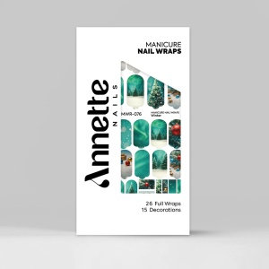 Nail Wraps Manichiura Winter 76 Annette Nails MWR-076 - Img 3