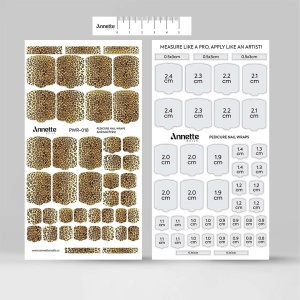 Nail Wraps Pedichiura Animal Print 18 Annette Nails PWR-018 - Img 4