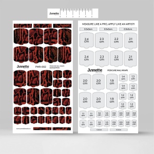 Nail Wraps Pedichiura Animal Print 2 Annette Nails PWR-002 - Img 4