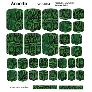 Nail Wraps Pedichiura Animal Print 4 Annette Nails PWR-004 - Img 2