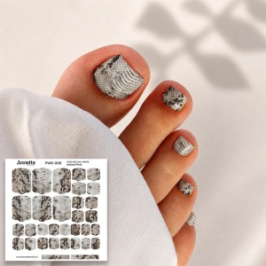 Nail Wraps Pedichiura Animal Print 6 Annette Nails PWR-006 - Img 1