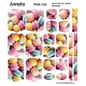 Nail Wraps Pedichiura Summer 32 Annette Nails PWR-032 - Img 2