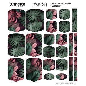 Nail Wraps Pedichiura Summer 44 Annette Nails PWR-044 - Img 2