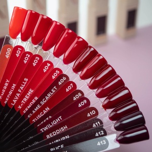Oja Semipermanenta Shades of Red Reddish 410 ANNETTE NAILS - 8ml - Img 2