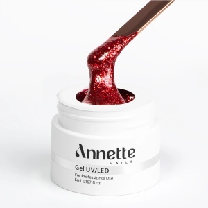 Painting Gel Red 04 Wipe Wipe ANNETTE NAILS -5ml - Img 2