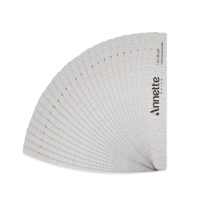 Set Pile Unghii Semiluna 25 buc 150/180 grit Zebra Annette Nails PSZ-05-150/180-S25