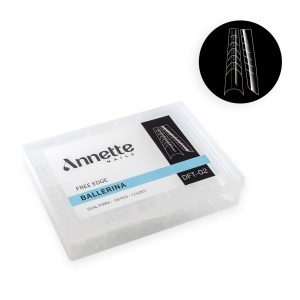 Tipsuri Reutilizabile Annette Nails - Ballerina Free Edge, DFT-02, 120 buc - Img 1