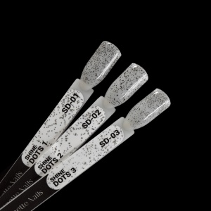 Top Coat AnnetteNails Shine black dots 1 no wipe SD-01 - 12ml - Img 3