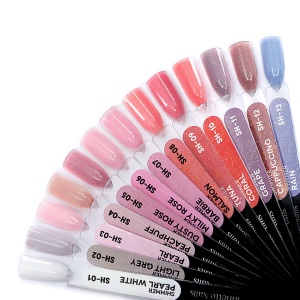 Baza Rubber Shimmer Milky Rose - 12ml Annette Nails SH-06 - Img 3