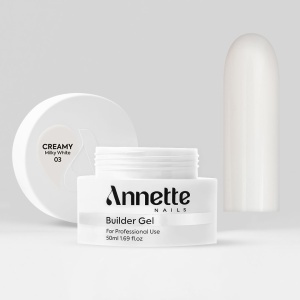 Gel Constructie Creamy Milky White - 50ml Annette Nails GBC-03-50 - Img 2