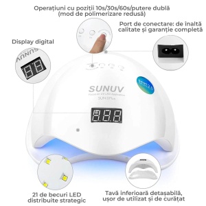 Lampa unghii LED UV SUN 5 Plus Smart 2.0 - Img 8