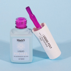 Liquid Polygel MACKS Rhodamine Red 1 -12ml