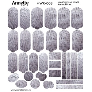 Nail Wraps Manichiura Animal Print 8 Annette Nails MWR-008 - Img 2