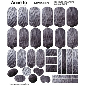 Nail Wraps Manichiura Animal Print 9 Annette Nails MWR-009 - Img 1