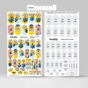 Nail Wraps Manichiura Cartoons 49 Annette Nails MWR-049 - Img 4