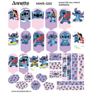 Nail Wraps Manichiura Cartoons 50 Annette Nails MWR-050 - Img 2