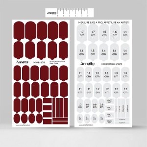Nail Wraps Manichiura Pure Color 208 Annette Nails MWR-208 - Img 4